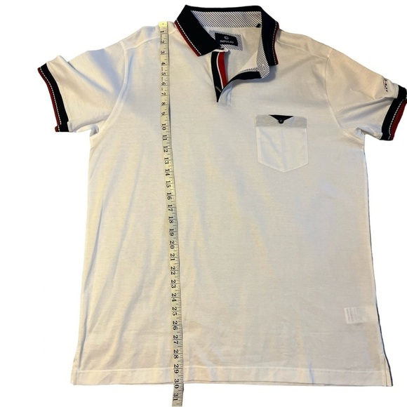 Impulso Mens Yacht Regatta Nautical Zip Collared Polo Shirt Made In Italy Sz XXL - Picture 9 of 9